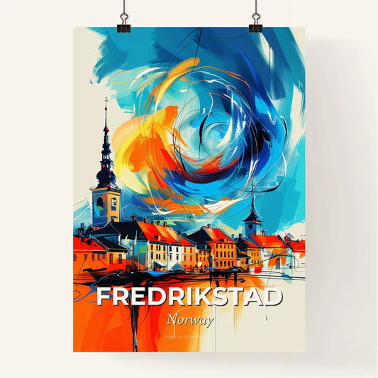 Vibrant Fredrikstad, Norway Poster