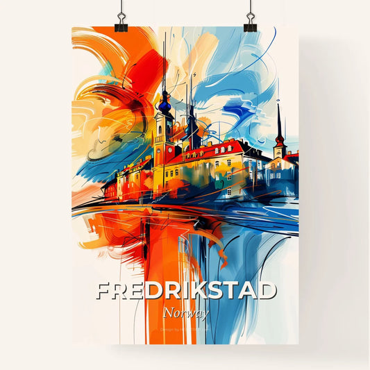 Vibrant Fredrikstad, Norway Poster