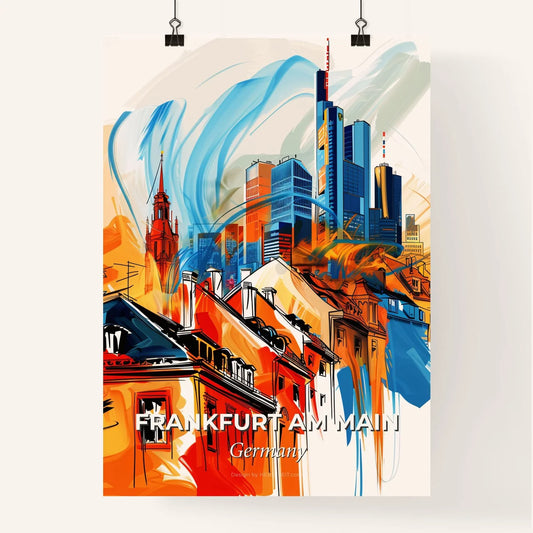 Vibrant Frankfurt Am Main, Germany Poster