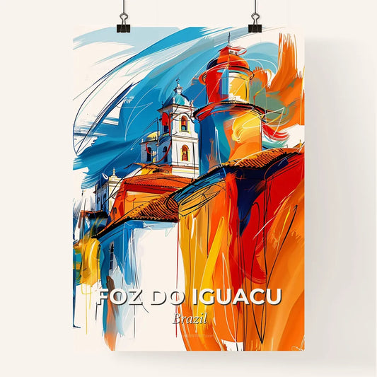 Vibrant Foz Do Iguacu, Brazil Poster