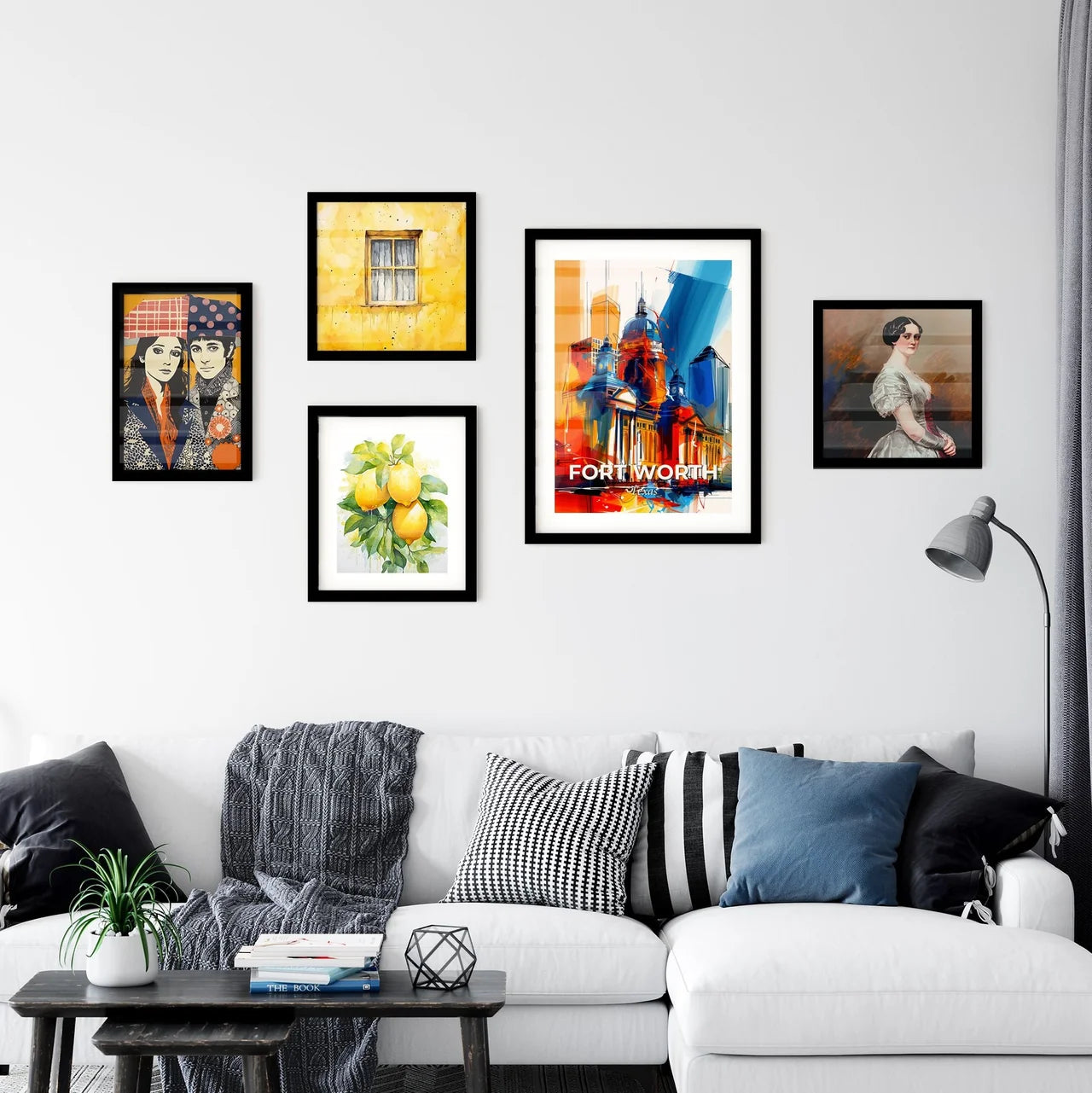 Vibrant Fort Worth, Texas Wall Art Collection