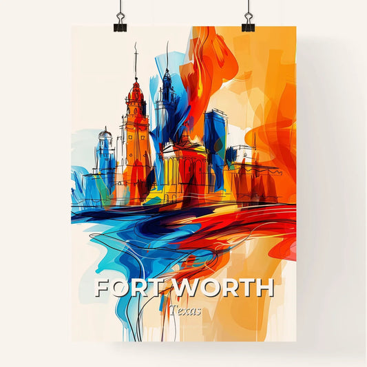 Vibrant Fort Worth, Texas Poster