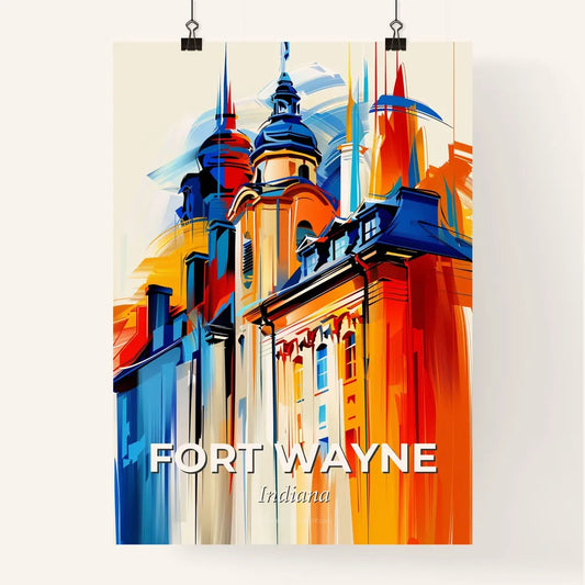 Vibrant Fort Wayne, Indiana Poster