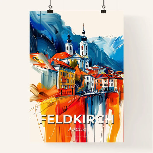 Vibrant Feldkirch, Austria Poster