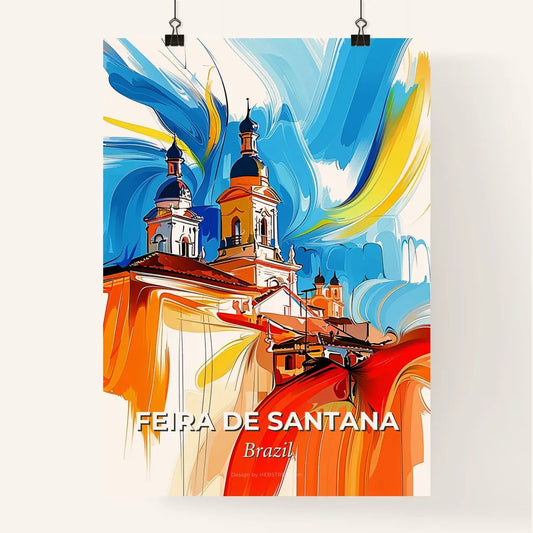 Vibrant Feira De Santana, Brazil Poster