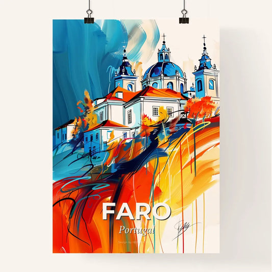 Vibrant Faro, Portugal Poster