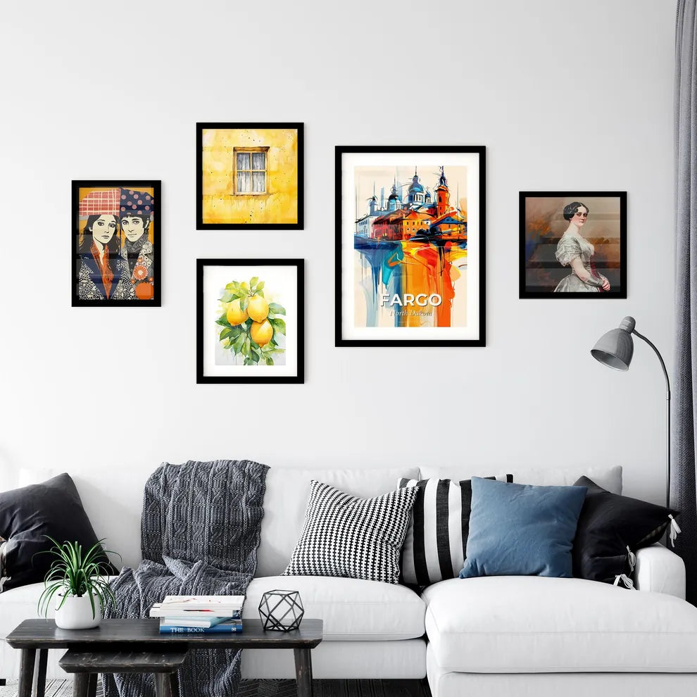 Vibrant Fargo, North Dakota Wall Art Collection