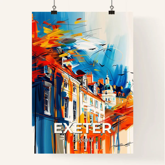 Vibrant Exeter, England Poster