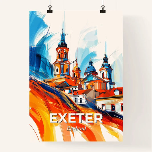 Vibrant Exeter, England Poster