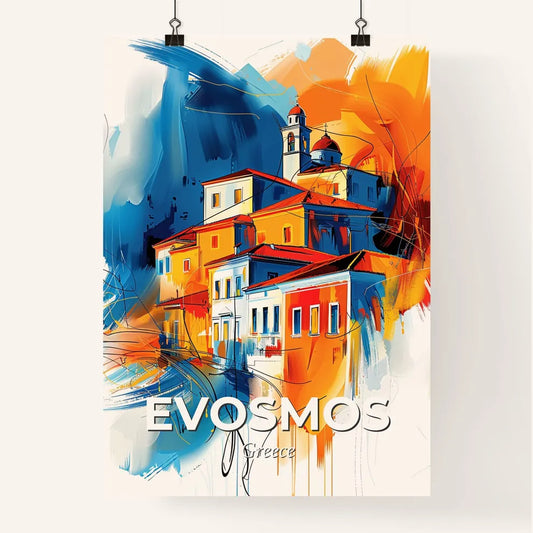 Vibrant Evosmos, Greece Poster