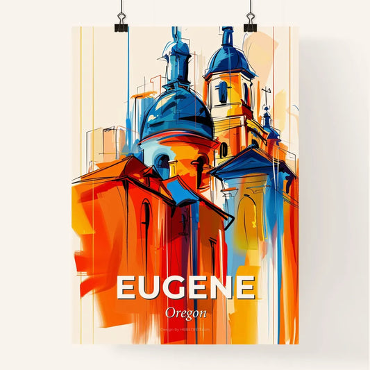 Vibrant Eugene, Oregon Poster