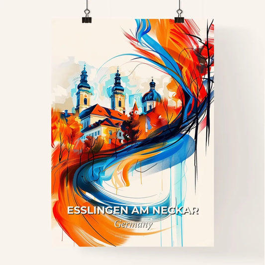 Vibrant Esslingen Am Neckar, Germany Poster