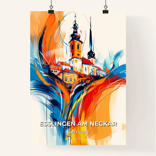 Vibrant Esslingen Am Neckar, Germany Poster