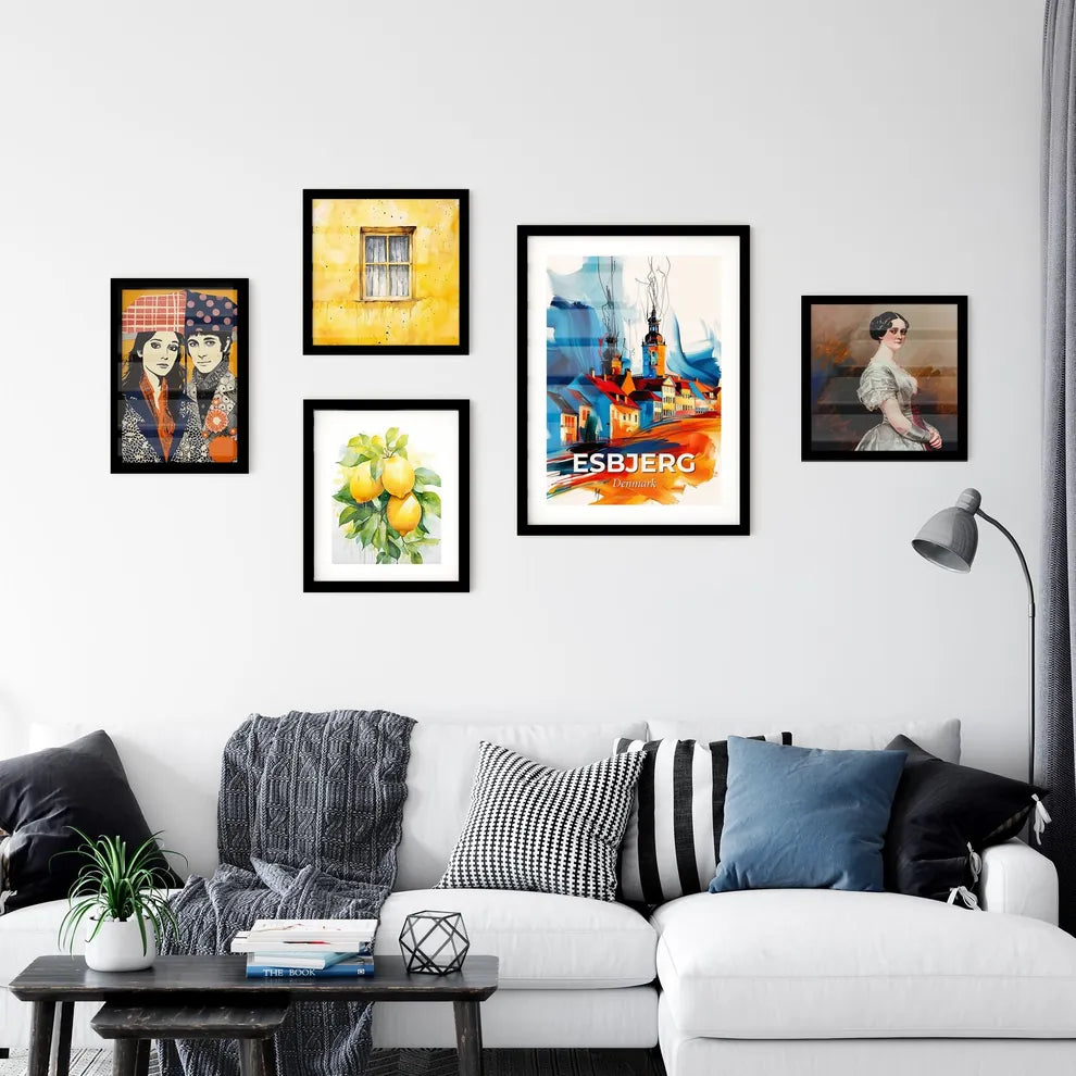 Vibrant Esbjerg, Denmark Wall Art Collection