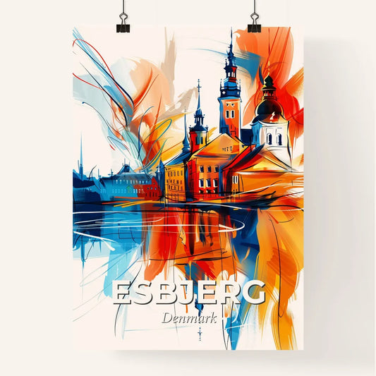 Vibrant Esbjerg, Denmark Poster