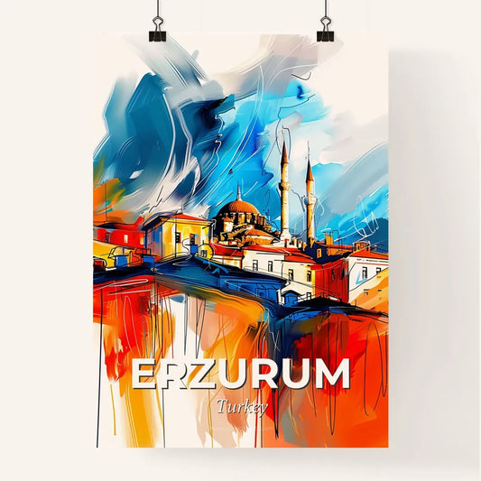 Vibrant Erzurum, Turkey Poster