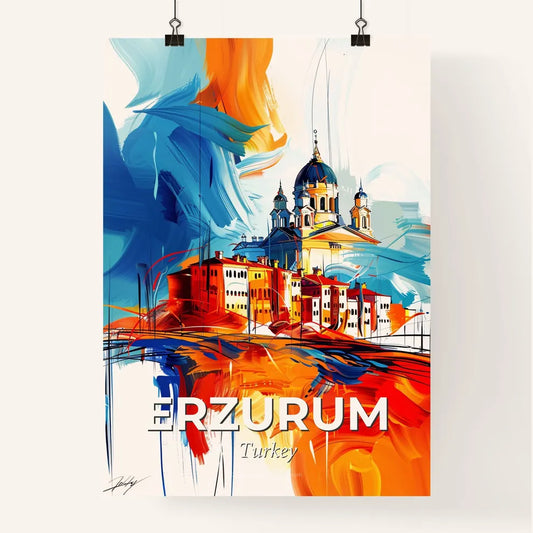 Vibrant Erzurum, Turkey Poster
