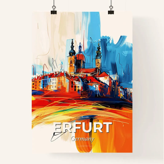 Vibrant Erfurt, Germany Poster