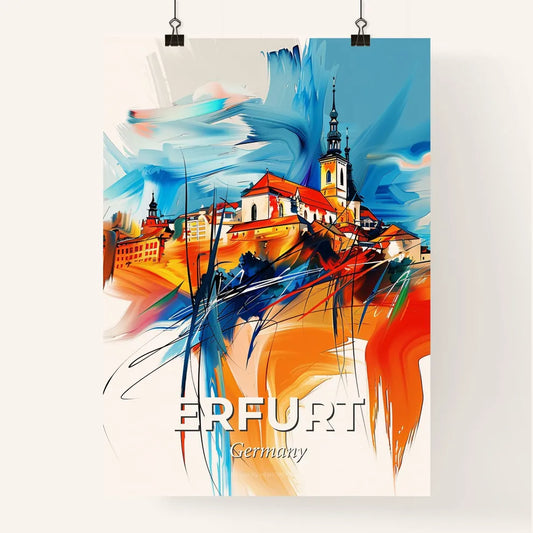 Vibrant Erfurt, Germany Poster