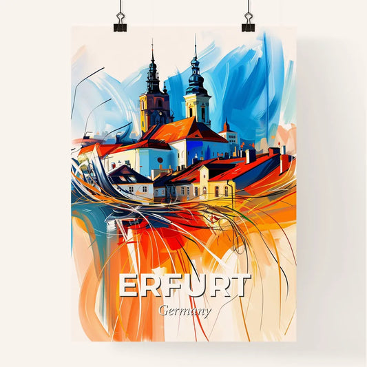 Vibrant Erfurt, Germany Poster
