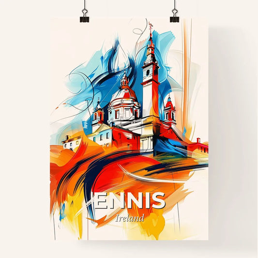 Vibrant Ennis, Ireland Poster