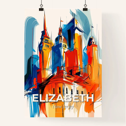 Vibrant Elizabeth, New Jersey Poster