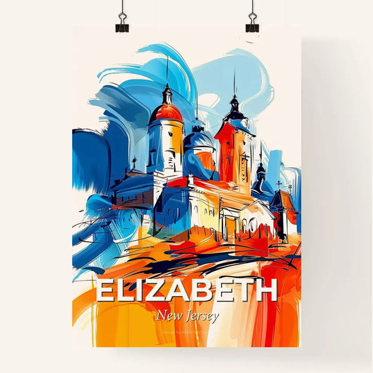 Vibrant Elizabeth, New Jersey Poster