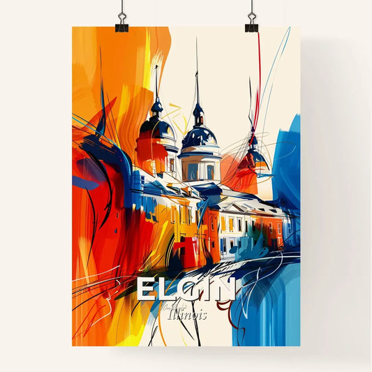 Vibrant Elgin, Illinois Poster