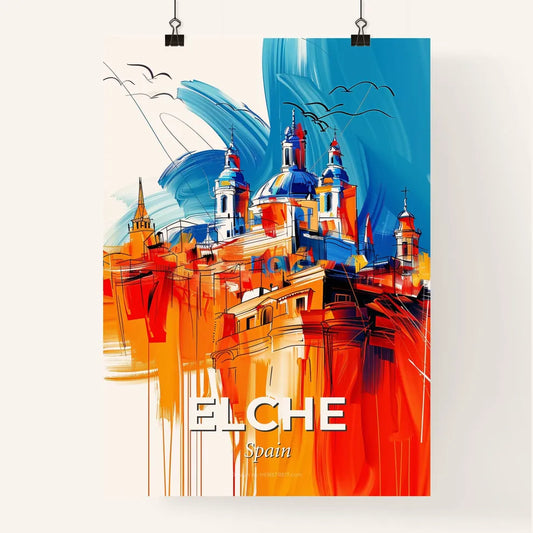 Vibrant Elche, Spain Poster