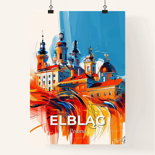 Vibrant Elbląg, Poland Poster
