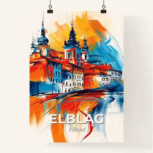 Vibrant Elbląg, Poland Poster