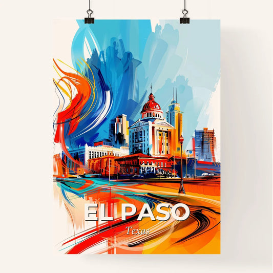 Vibrant El Paso, Texas Poster