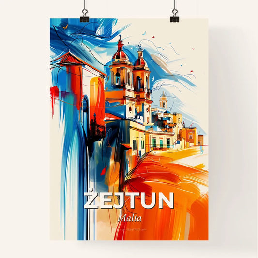 Vibrant Żejtun, Malta Poster