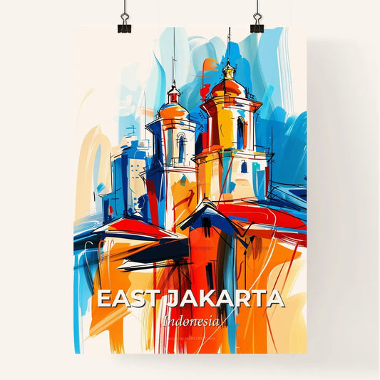 Vibrant East Jakarta, Indonesia Poster