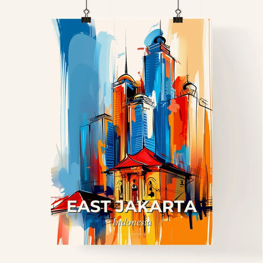 Vibrant East Jakarta, Indonesia Poster
