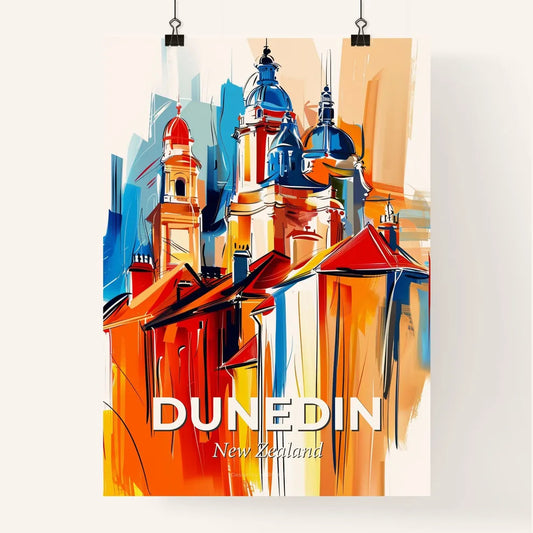 Vibrant Dunedin, New Zealand Poster