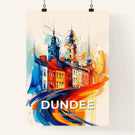 Vibrant Dundee, Scotland Poster