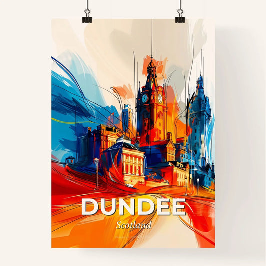 Vibrant Dundee, Scotland Poster