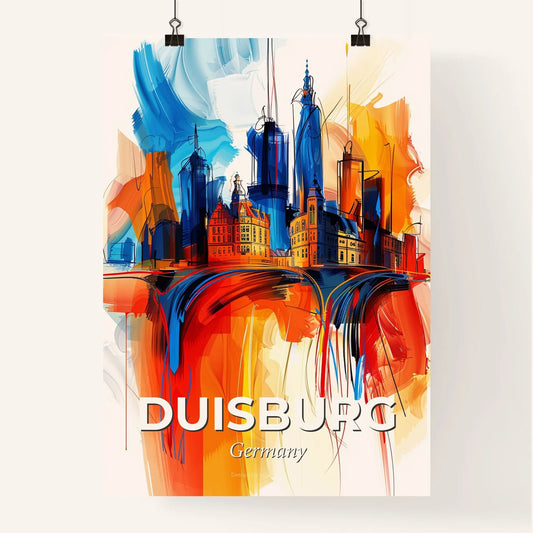 Vibrant Duisburg, Germany Poster