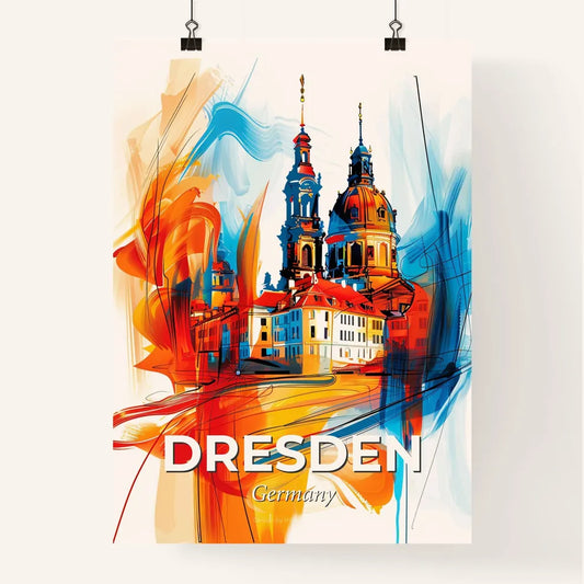 Vibrant Dresden, Germany Poster