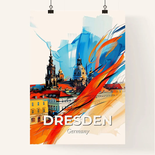 Vibrant Dresden, Germany Poster