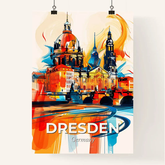 Vibrant Dresden, Germany Poster