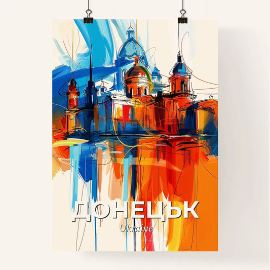 Vibrant Донецьк, Ukraine Poster