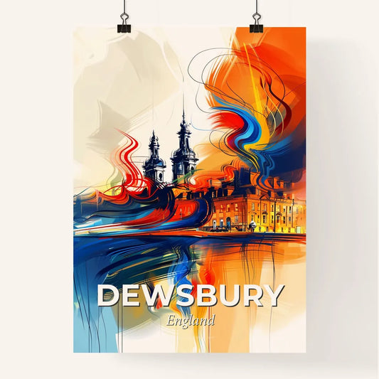 Vibrant Dewsbury, England Poster