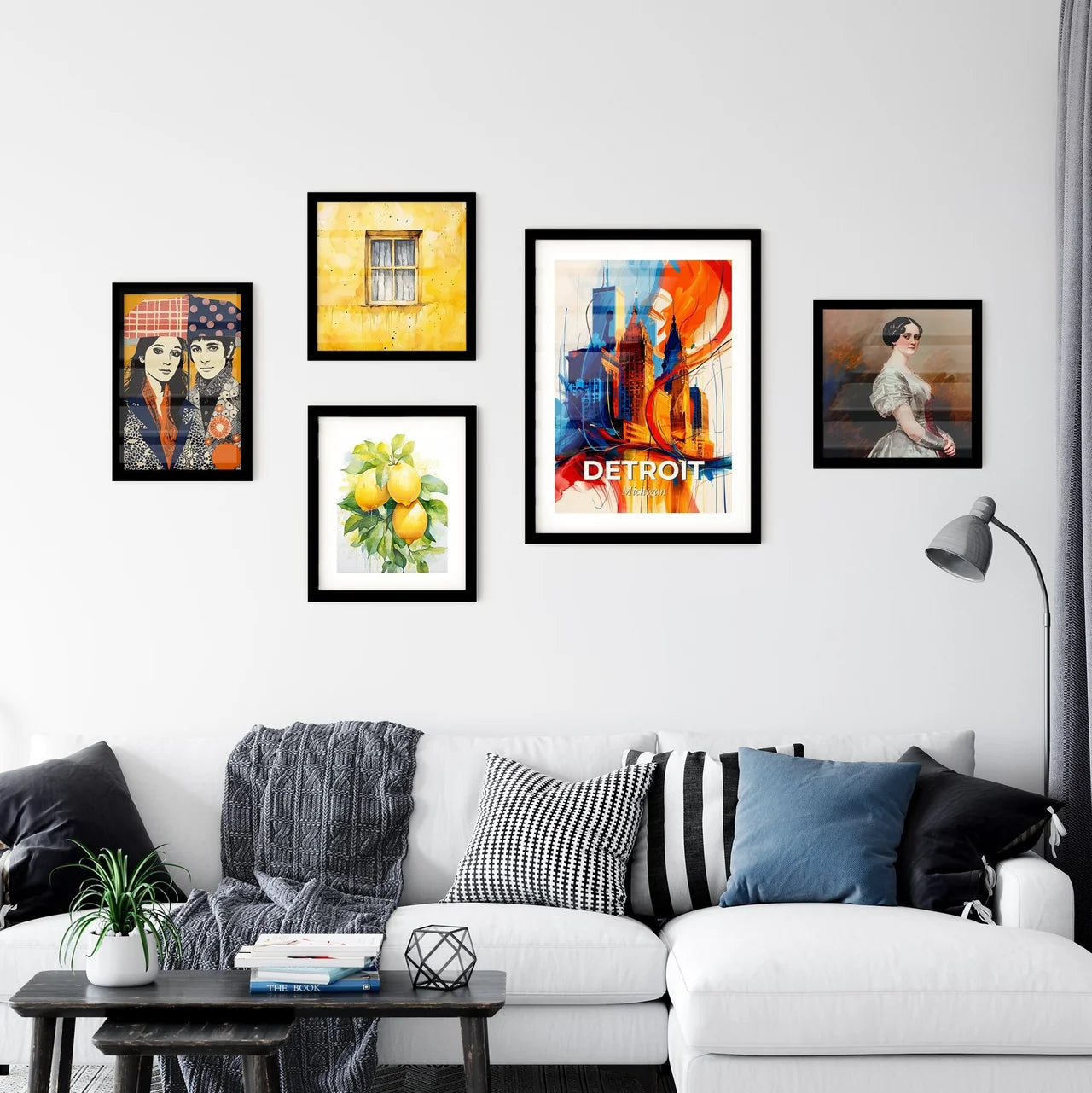 Vibrant Detroit, Michigan Wall Art Collection