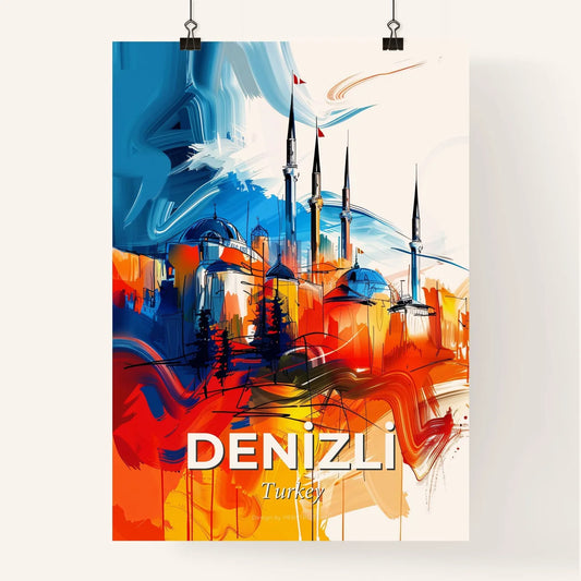 Vibrant Deni̇zli̇, Turkey Poster