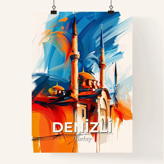 Vibrant Deni̇zli̇, Turkey Poster
