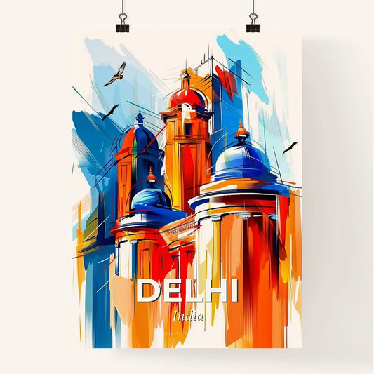 Vibrant Delhi, India Poster