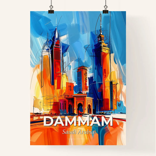 Vibrant Dammam, Saudi Arabia Poster