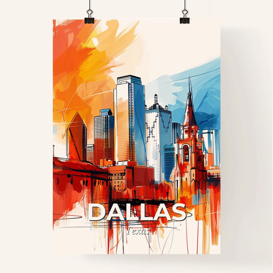 Vibrant Dallas, Texas Poster